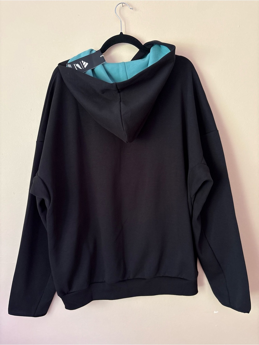 Adidas All Blacks Rugby Pullover Hoodie Black Men’s Large NWT - Picture 6 of 14